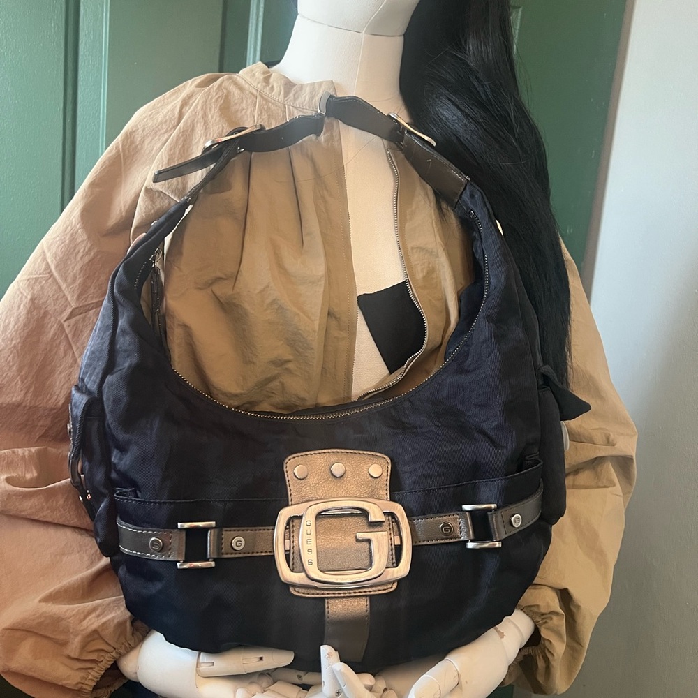 Black and silver vintage guess Designer Women's Bag